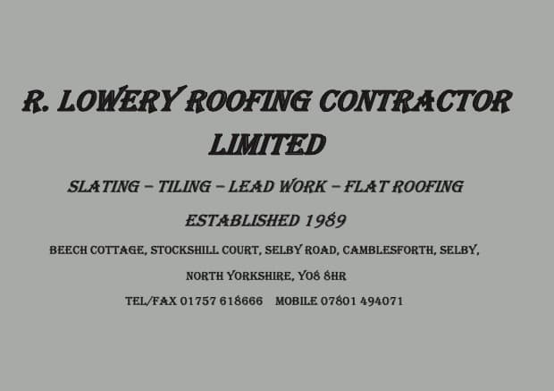 R Lowery Roofing
